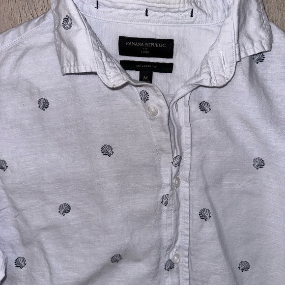 Men’s Banana Republic button up size M - Picture 4 of 9